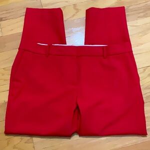 Talbots Hampshire Ankle Pants Red. Sz 16W
